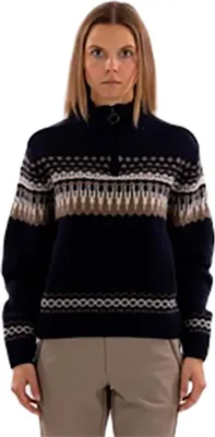 Produktbild von The Mountain Studio Ski Lambswool Pullover Blau S Damen Blau S