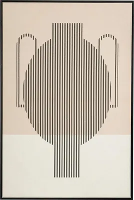 Produktbild von Mica Decorations Wanddeko - Wandbild Abstrakt 90 x 60 x 3 cm - Wandbilder Wohnzimmer oder Schlafzimmer - Schwarz
