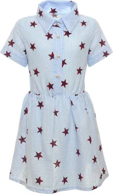 Produktbild von BEZLIT Mädchen Sommer Blusenkleid mit Sternchen Blau 110