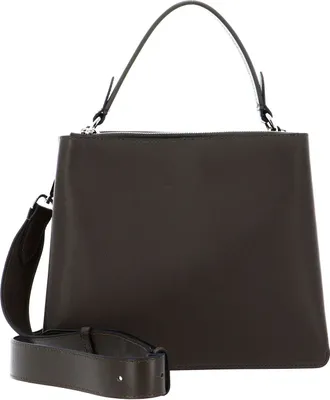 Produktbild von DECADENT Leder Schultertasche Umhängetasche Karolina Double Bag Nappa Army grün