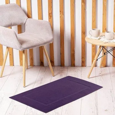 Productafbeelding van Famanu set van 2 badmatten, 985 g/m², 100% katoen, wasbaar - 53 x 86 cm