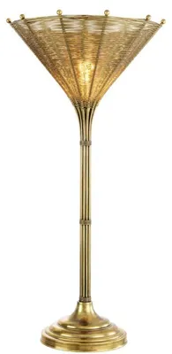 Image de Casa Padrino Luxus Lampe de table vintage laiton Ø 41 x H. 83,5 cm - Lampe de salon