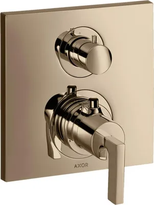 Produktbild von Thermostat AXOR CITTERIO UP m Ab-/Umstellv. u HGri pol. red gold polished red gold
