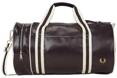 Obrázok produktu pre Taška Fred Perry, model Classic Barrel Bag, farba tmavomodrá (navy) a béžová (ecru), uni