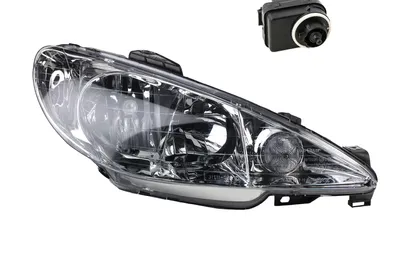 Produktbild von Johns, Scheinwerfer Haupt passend für Peugeot 206 CC 09/ 98- H7 Rechts inkl. Stellmotor 6224C0 9602407480 9632162280 6205S9