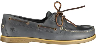 Produktbild von Klassischer Herrenschuh in Blau mit Kontrastdetails – Segelstil
