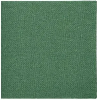 Produktbild von 900 Papstar Servietten DAILY Collection 1/4-Falz 24 cm x 24 cm dunkelgrün 89608