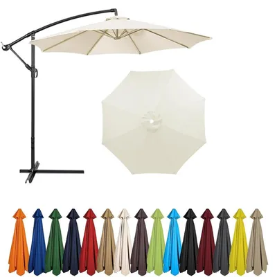 Produktbild von Sonnenschirm Ersatzbezug 2.5m Beige 8 Streben UV-Schutz Polyester