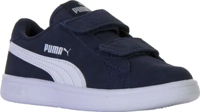 Produktbild von PUMA Smash v2, Tennis, Uni, Schwarz, Weiß, Kind, Einfarbig, Klettverschluss