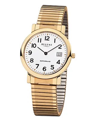 Produktbild von Regent Damen Armbanduhr Edelstahl F882 Zugband