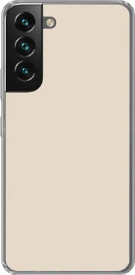 Produktbild von MuchoWow® Handyhülle Schutzhülle Hülle für Telefoonhoesje Samsung Galaxy S22 Beige - Unifarben Silikon Softcase Handy Hülle - Mobiltelefonhülle