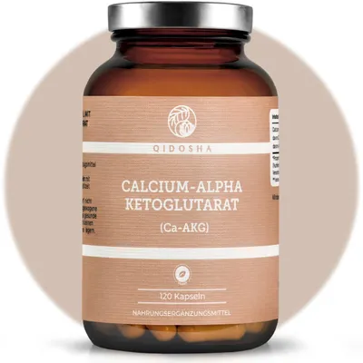 QIDOSHA Calcium-Alpha-Ketoglutarat Ca-AKG, 120 Kap… – Bild 5