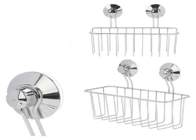 Produktbild von Duschkorb Duschablage Eckregal Dusche Badewanne Kücheneckeregal