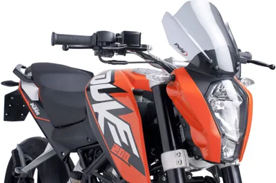 Immagine prodotto di Cupolino PUIG naked sport fumè chiaro omologato ABE per Ktm
