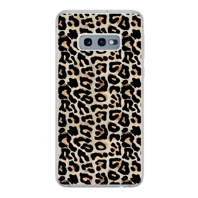 Produktbild von MuchoWow® Handyhülle Schutzhülle Hülle für Samsung Galaxy S10e Pantherdruck - Braun - Luxus Silikon Softcase Handy Hülle - Handy