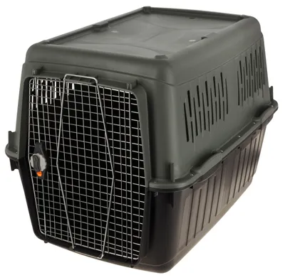 Transportbox Eco für Hunde, 102x73x76,5 cm, Kunststoff, fluggeeignet