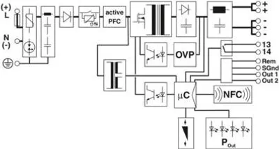 Image de PHOENIX CONTACT Phoenix 2904608 QUINT4-PS/1AC/12DC/15 Alimentation électrique