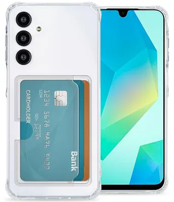 Imagen del producto de Funda Suave con Tarjetero para Samsung Galaxy A16 - Transparente