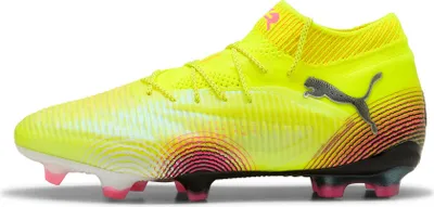 A single Puma Future 8 Ultimate FG football boot shown from the side against a white background.