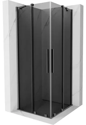Obrázek produktu pro Mexen Velar Duo sprchová kabina posuvná 80 x 80 cm, grafit, gun metal - 871-080-080-42-95