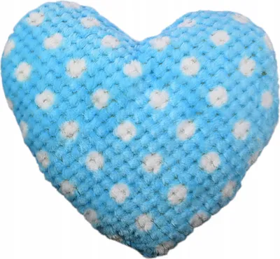 Produktbild von Blaues Herz Kissen 32x32cm - Weiches Dekokissen & Wohnzimmer Schlafzimmer Deko