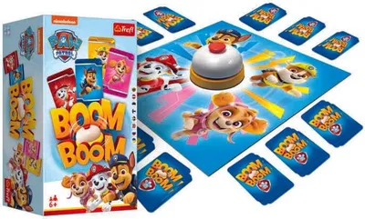 Produktbild von Trefl Paw Patrol Brettspiel Boom Boom