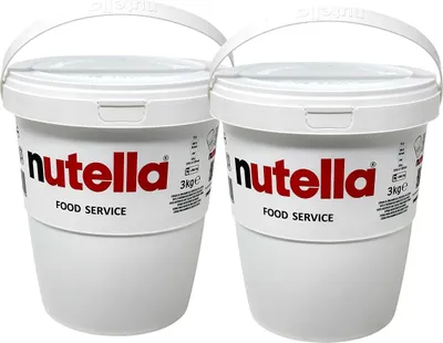 Produktbild von Ferrero Nutella BIG Family 2 x 3 kg - Doppelpack Nuss-Nugat-Creme im Eimer