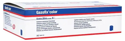 Produktbild von Farbe Fixierbandage Kohäsiv 6 cm x 20 m Blau