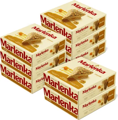 Immagine prodotto di Marlenka® Torta al miele con noci pacchetto vantaggio 6+2 - Torta al miele, Torta, Pasticceria (8 x 800 g)