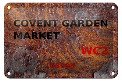 Produktbild von Blechschild London 18x12cm Covent Garden Market WC2