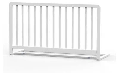 Image de Barrière de lit GEUTHER Lissi, couleur naturel | 110 cm | Hauteur supplémentaire 60 cm | Pliable | Fixation au cadre du lit | Bois massif | Protection anti-chute