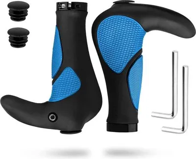 Productafbeelding van Unyqoos® Fietsgrepen – ergonomische, zachte 22 mm mountainbike-stuurgrepen, antislip, comfortabel voor mountainbike en racefiets
