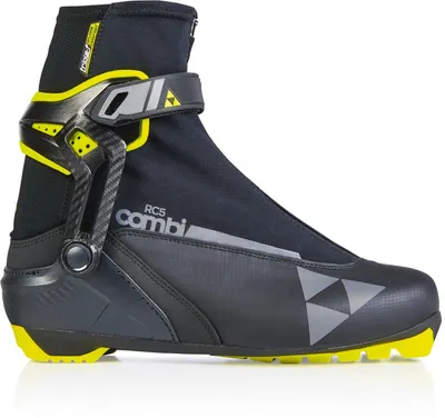 Produktbild von Fischer RC5 Combi - Herren Langlaufschuh - schwarz/gelb schwarz/gelb 38