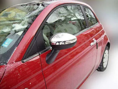 Obrázek produktu pro 1 sada nerezových chromových krytů zrcátek pro Fiat 500 od roku 2007
