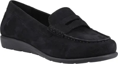 Produktbild von Hush Puppies - "Shelby" Halbschuhe für Damen, Wildleder FS12281 (38 EU) (Schwarz)
