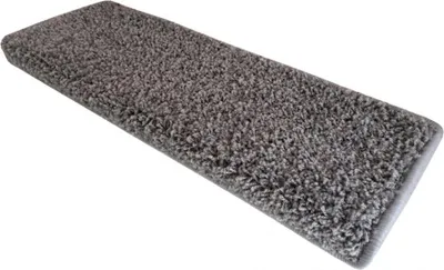 Obrázek produktu pro Nášlapy na schody Color shaggy šedý obdélník, samolepící