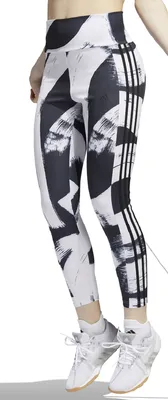 Produktbild von adidas W AOP 3S 7/8 Tight Damen Sportleggins Sporthose HD6891 Grösse - Bekleidung: L