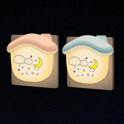 Produktbild von Dimmbarer Nachtschalter für Babyzimmer - Nachtlicht mit Sensortechnologie - Kinderzimmerlampe - Nachtschalter mit Dimmfunktion - Babykamerleuchte