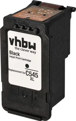Produktbild von vhbw Tintenpatrone Schwarz als Ersatz für Canon PG-545XL, PG-545 (wiederaufgefüllt, 12ml)