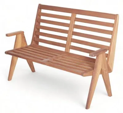 Produktbild von Gartenbank Braun Bank Sitzbank Holzbank Designbank Balkon Terrasse Garten