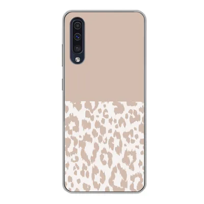 Produktbild von MuchoWow® Handyhülle Schutzhülle Hülle für Samsung Galaxy A50 Panther Druck - Rosa - Tiere Silikon Softcase Handy Hülle - Mobiltelefonhülle