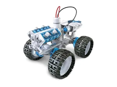 Produktbild von Velleman Salzwasser-Auto-Bausatz, pädagogisches STEM-Spielzeug ohne Batterien, Geländewagen zum