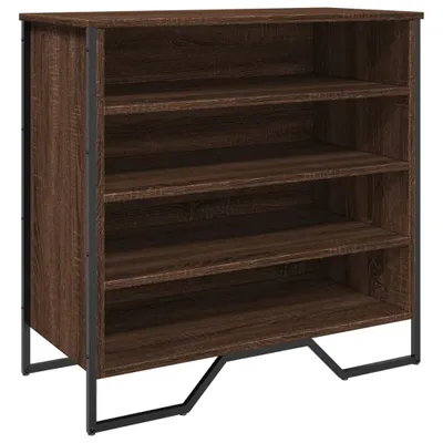 Obrázek produktu pro vidaXL Stojan na boty hnědý dubový vzhled 80x38x78 cm materiál na bázi dřeva