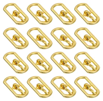 Metall-Rollenschnallen 40 Stk., 5,5 mm, gold, 16,5 mm