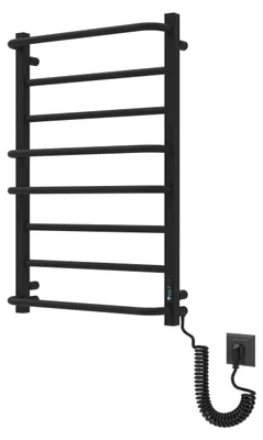 Zdjęcie produktu dla ELNA Cascade Lux 8 Grzejnik łazienkowy elektryczny 158W 810x530 mm czarny