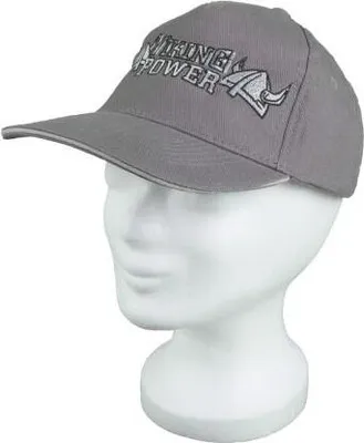Produktbild von Baseballcap mit Einstickung - Viking Power - 68331 grau
