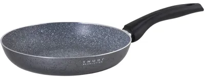 Bratpfanne 24 cm, antihaftbeschichtet, Aluminium, Induktion, grau