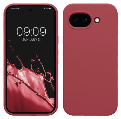 Produktbild von kwmobile Handyhülle für Google Pixel 10a Hülle - Case Silikon - Kabelloses Laden - Schutzhülle Cover in Dark Rose