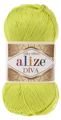Strickgarn ALIZE DIVA Sommerwolle Häkelgarn Wolle Sommer Stricken Häkeln 109 limette