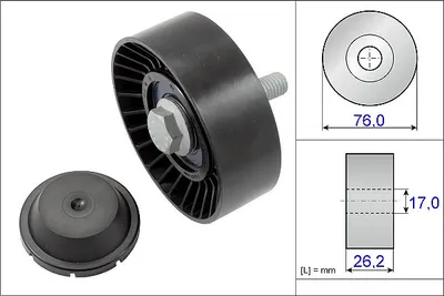 Produktbild von Ina Umlenk-/Führungsrolle, Keilrippenriemen  532 0632 10